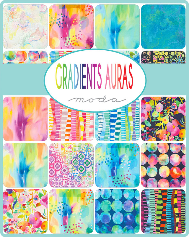 Quilt Fairy UK - Moda Gradient Auras Fat Quarter Pack 27 Piece