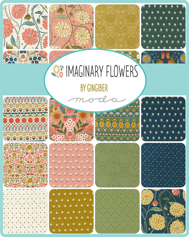 QUILT FAIRY UK - Moda Imaginary Flowers Mini Charm Pack