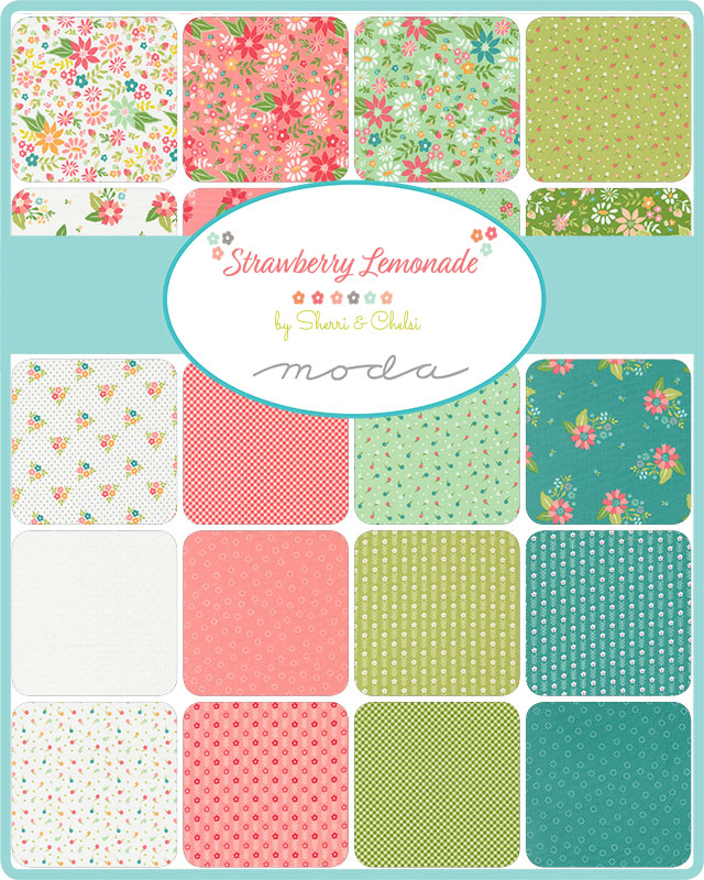 Quilt Fairy UK - Moda Strawberry Lemonade 