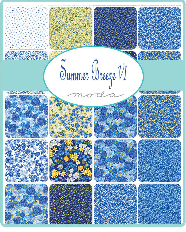 Quilt Fairy UK - Moda Summer Breeze Fat Quarter Pack 30 Piece