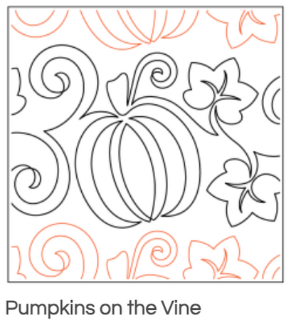 Quilt Fairy UK - Pumpkin Quilting Design