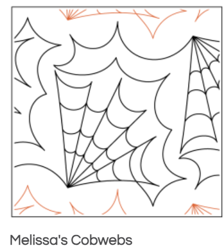 Quilt Fairy UK - Cobwebs Quilting Design