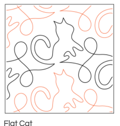 Quilt Fairy UK - Cat Quilting Design