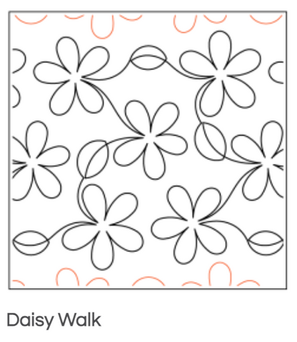 Quilt Fairy UK - Daisy Walk Quilting Design