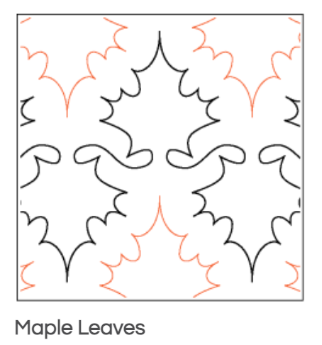 Quilt Fairy UK - Maple Quilting Design