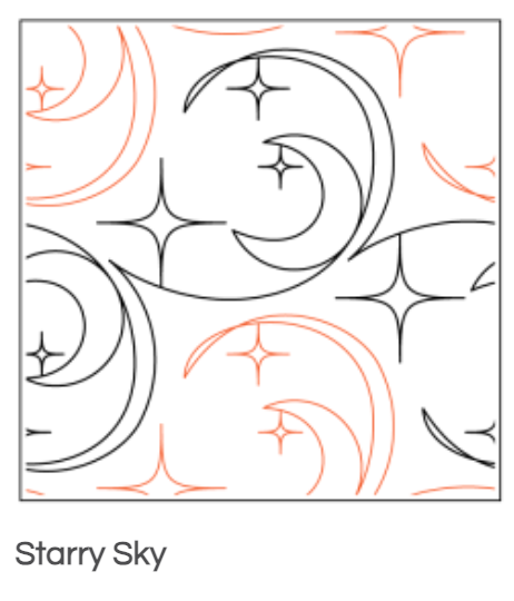 Quilt Fairy UK - Starry Sky Quilting Design