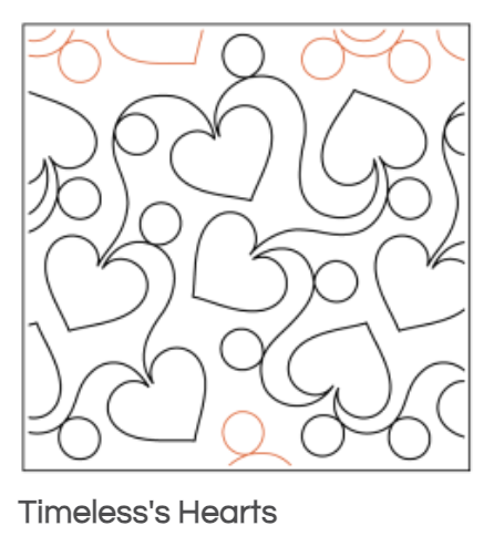 Quilt Fairy UK - Timeless Hearts Quilting Design