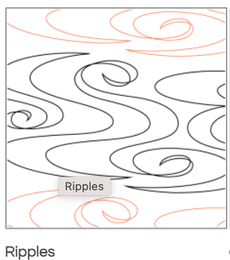 Quilt Fairy UK - Ripples Quilting Design