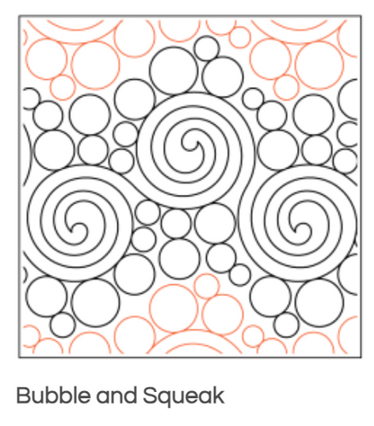 Quilt Fairy UK - Bubble and Squeak Quilting Design