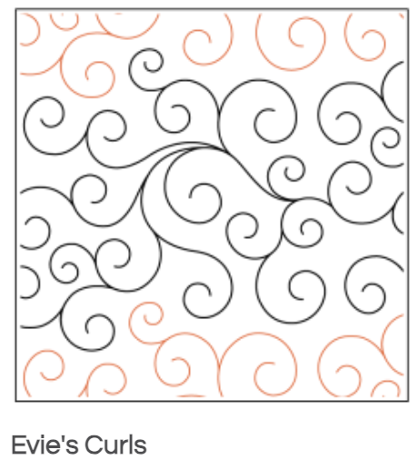 Quilt Fairy UK - Curls Quilting Design