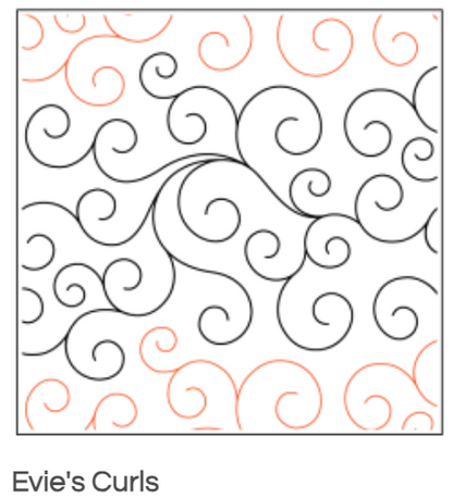 Quilt Fairy UK - Curls Quilting Design