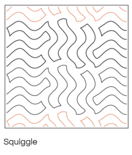 Quilt Fairy UK - Squiggle Quilting Design