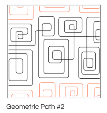 Quilt Fairy UK - Geometric Path Quilting Design