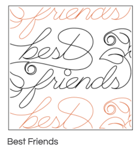 Quilt Fairy UK - Best Friends Quilting Design