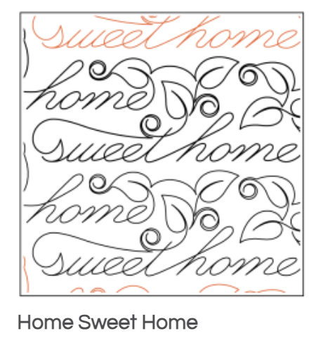 Quilt Fairy UK - Home Sweet Home Quilting Design