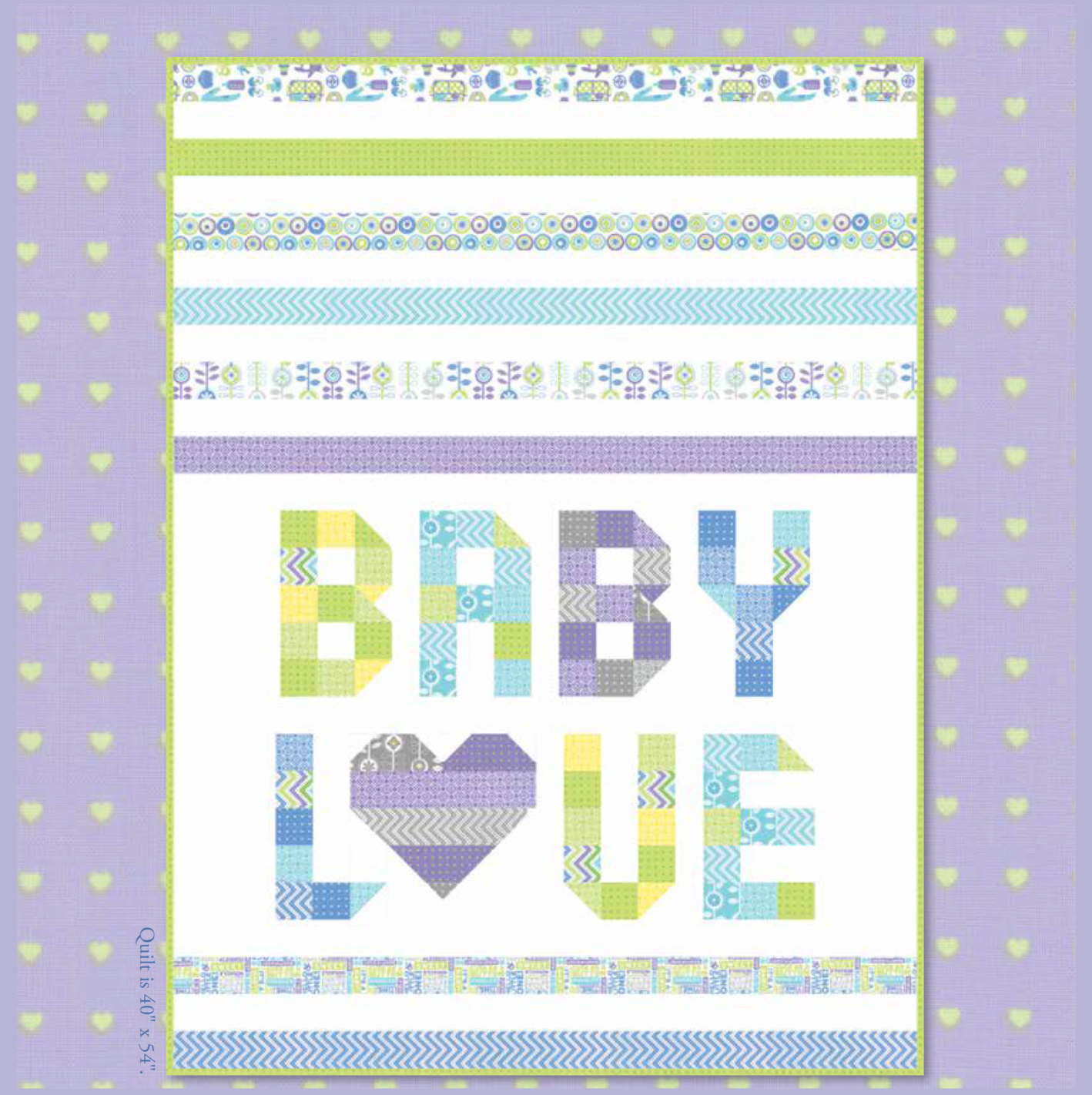 Quilt Fairy UK - Free Digital Quilt Pattern - Baby Love