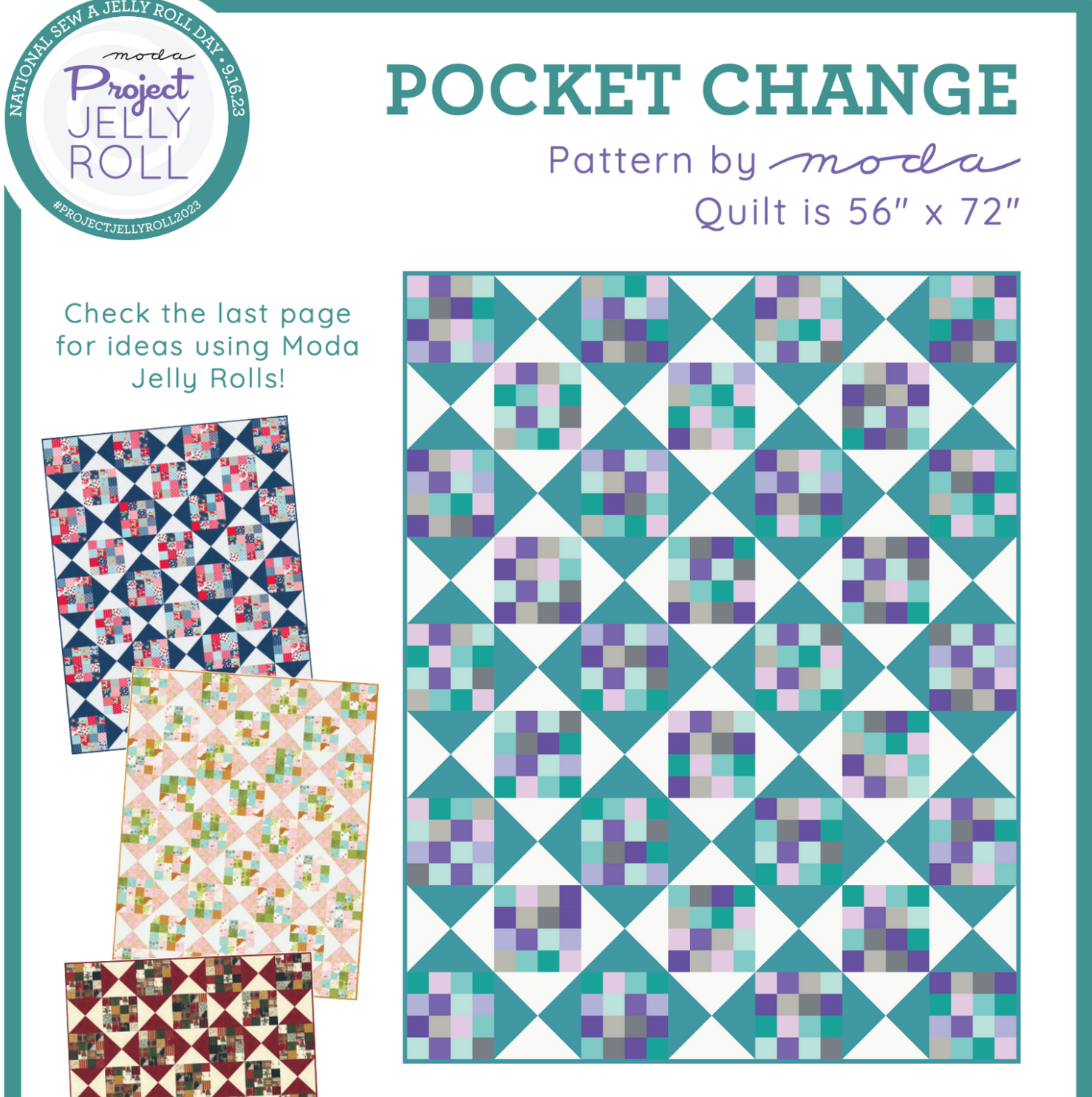 Quilt Fairy UK - Free Digital Quilt Pattern - Pocket Change