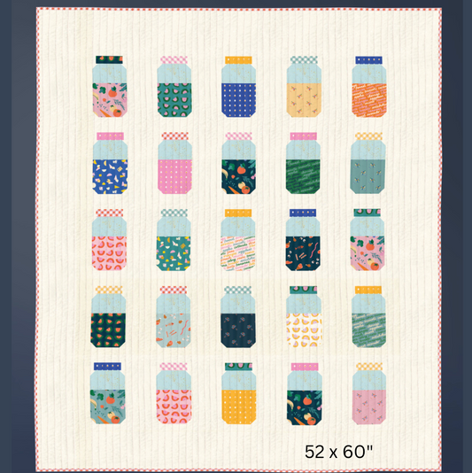 Quilt Fairy UK - Free Digital Quilt Pattern - Jam Jar Quilt