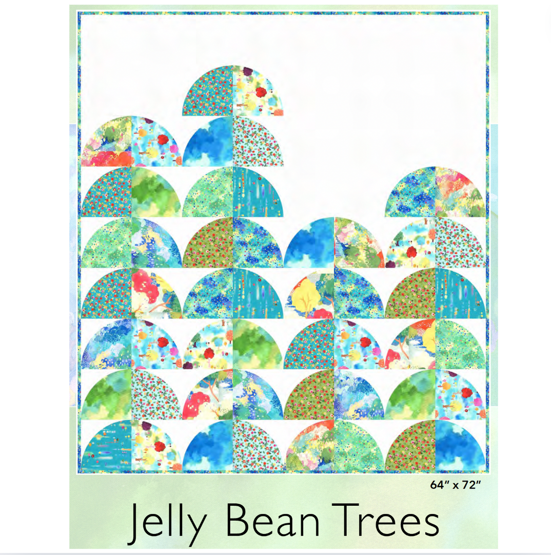 Quilt Fairy UK - Free Digital Quilt Pattern - Jelly Bean Trees