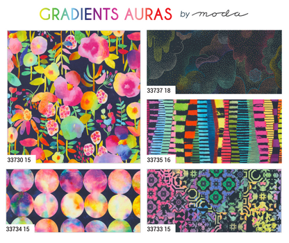 Quilt Fairy UK - Moda Gradient Auras Fat Quarter Pack 27 Piece