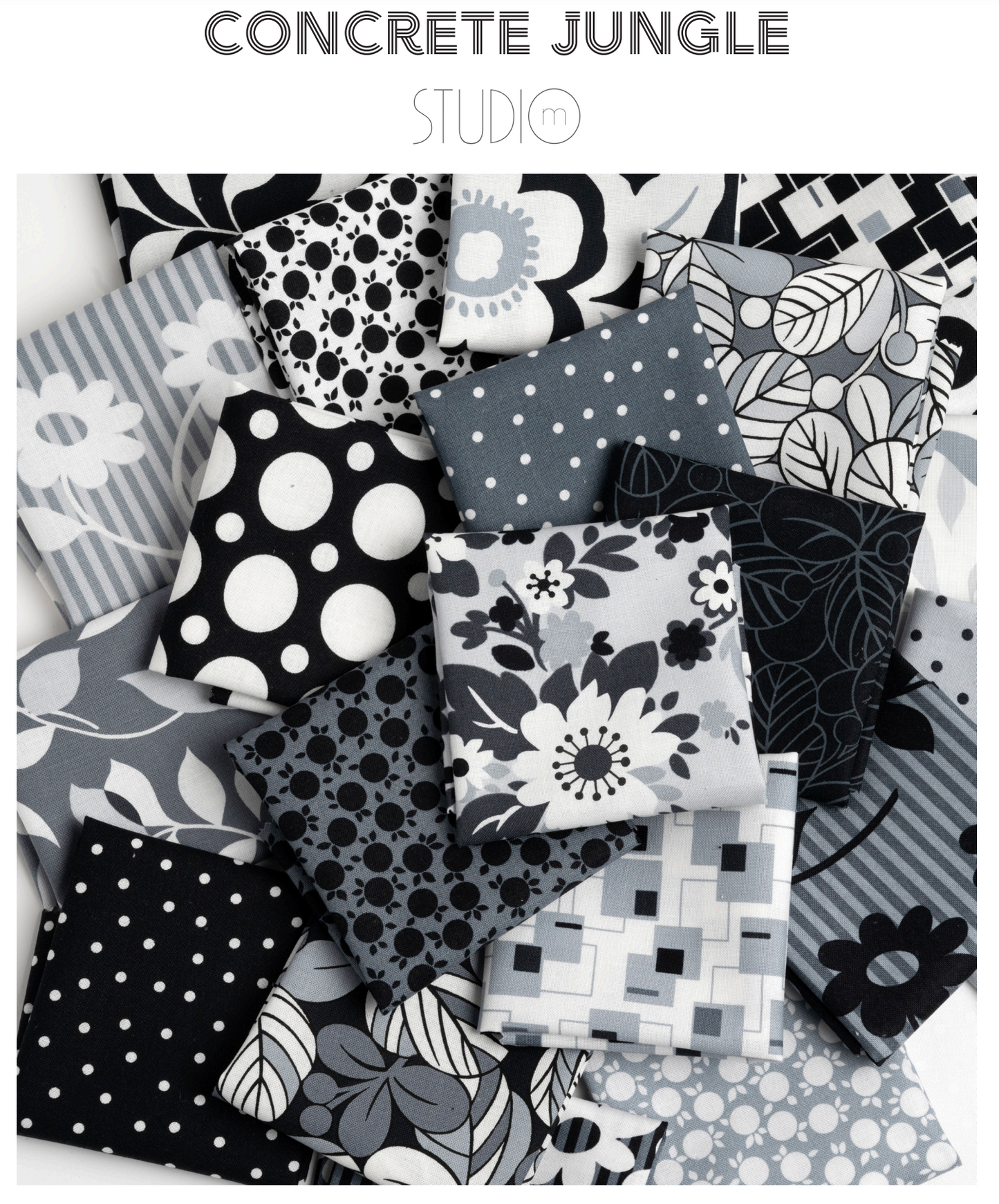 Quilt Fairy UK - Moda Concrete Jungle Fat Quarter Pack 29 Piece