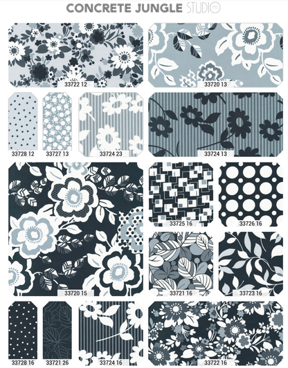 Quilt Fairy UK - Moda Concrete Jungle Fat Quarter Pack 29 Piece